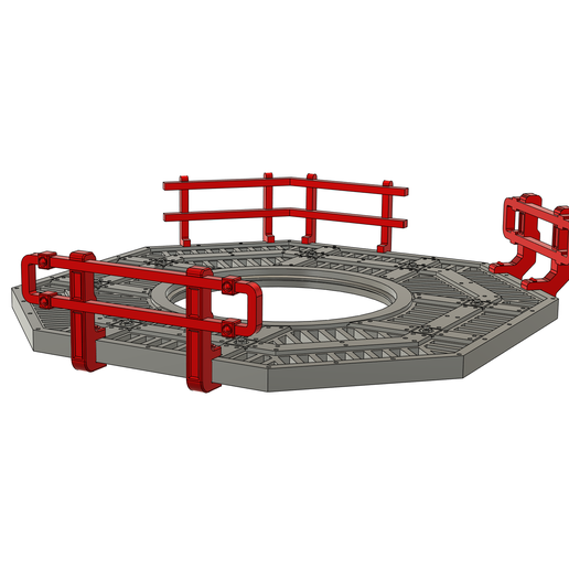 Easy Print Handrails 3D model