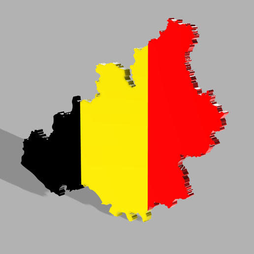 zz.png STL file Flag of Belgium・3D printing template to download, ClawRobotics