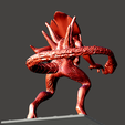 0e.png Berserker Xenomorph Hybrid AVP Evolution Predator Alien Predalien ultra detailed STL for 3D printing
