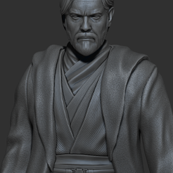 Render5.png Fichier STL Impression 3D d'Obi-Wan Kenobi・Modèle pour impression 3D à télécharger