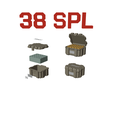 COL_18_38spl_20a.png AMMO BOX 38 SPECIAL AMMUNITION STORAGE 38 S&W Special CRATE ORGANIZER