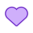 SimpleHeart.stl EINFACHES HERZ BAD BOMBE FESTE SEIFE PRESSE FORM