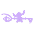 Clef - Stitch.stl Clé stitch - Clef stitch - key stitch - Disney