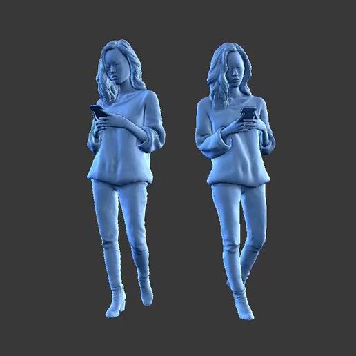 CHARACTER FIGURE GIRL W03 3D model