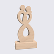 Shapr-Image-2023-03-20-124434.png Man Woman Infinity Symbol Sculpture, Love Statue, Forever Eternal Love Couple In Love, Affection, Relationship
