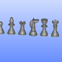 complet.png Descargar archivo STL juego de ajedrez completo • Plan para imprimir en 3D, angedemon888