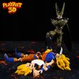 4.jpg Archivo STL ESQUELETO VEGETA - FLEXIBLE - DRAGON BALL - FACIL DE IMPRIMIR - SIN SOPORTES・Objeto imprimible en 3D para descargar