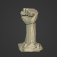 I4.png Low Poly Hand Figurine