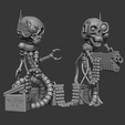 5.png Servo Dynamic Duo Skull Display Figures Bundle