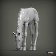 foal-eats2.jpg Escultura Potro come