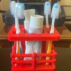 1.jpeg Toothbrush and Toothpaste Holder Stand