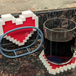CoasterEtsy1.png Pixel Heart-Shaped Coasters