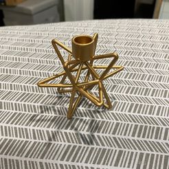 IMG_0928.jpeg Free STL file Taper Candle Holder/Stand・3D printable model to download
