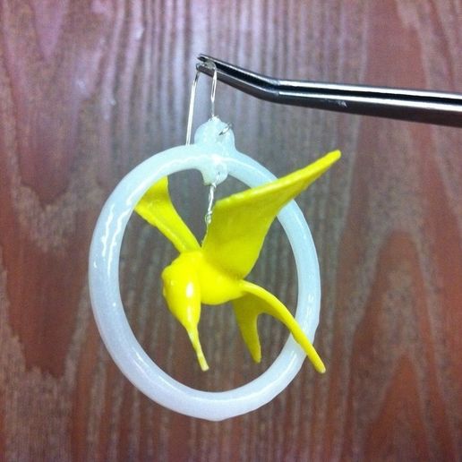 HungerGamesEarring3_display_large_display_large.jpg p Boucle d'oreille #3 Hunger Games Mockingjay