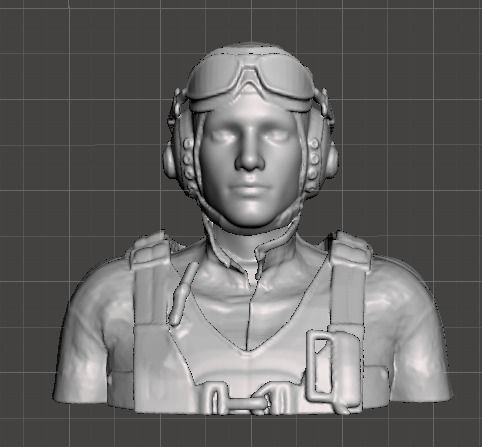 USAAF_Pilot_Goggles_Up.PNG R/C WW2 USAAF Pilot (Goggles Up)