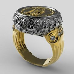 10317.jpg STL file Man Ring R17・3D printable model to download