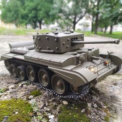 IMG_20210804_174551.jpg Fichier 3D Cromwell Mk.IV - échelle 1/16 - Modèle réduit de char RC imprimable en 3D・Objet pour impression 3D à télécharger