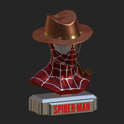 IMG_1563.png Descargar archivo STL Spiderman mafioso / mafia busta / héroe de marvel / héroe de los vengadores • Objeto imprimible en 3D, ARTMANS