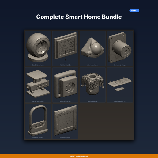Complete Smart Home Bundle - 10-Model STL Bundle