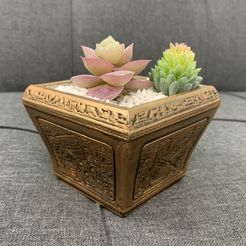 i ‘ Cian STL file Square Ancient egypt pot mold・3D printable design to download