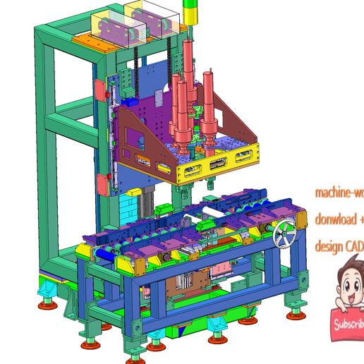 🧞‍♂️ riveting machine-industrial 3D model・ 3D File for ・Cults