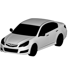 1.png 3D-Datei Subaru Legacy 2009・3D-druckbares Modell zum Herunterladen