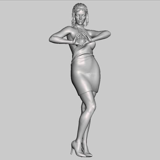 Valentine (dress) 3D model