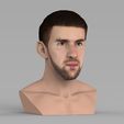 untitled.1428.jpg Michael Phelps bust ready for full color 3D printing