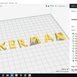 JOKERMAN.png JOKERMAN font uppercase 3D letters STL file