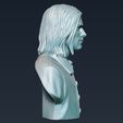 13.jpg Kurt Cobain portrait sculpture 3D print model