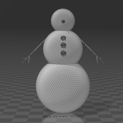 Capture-d'écran_20221125_182108.png Fichier STL gratuit Bonhomme de neige free・Design pour imprimante 3D à télécharger, POLYGONE