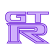 gtr logo - sin iman.STL GT-R emblem