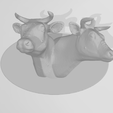VACA.png Support de casque pour têtes de brahmanes montées