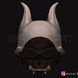 12.JPG Oni Skull Mask - Hannya Mask-Devil Mask For cosplay 3D print model