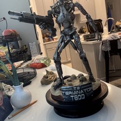 Terminator T-800 Endoskelett Rekvizit 3D-Druck Modell