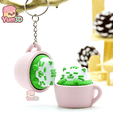 Yum3D-Matcha Cat Fidget Clicker Keychain_06.png Yum3D Matcha Cat Fidget Clicker Keychain - Cute Backpack Keychain