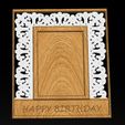4.jpg Lace Picture Frame: Personalized Birthday Memories: Single File 5 X 7 inch