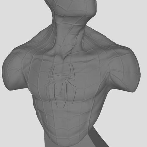 spiderman bust 3D model