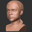 4.jpg Archivo STL Busto de Greta Thunberg para impresión 3D・Modelo para descargar e imprimir en 3D