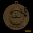 untitled.1353.jpg Santa caluse coin Hanging decor  stl