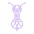 Bee-Wall-Body-v3.stl STL file Bee Design Fidget Spinner and Wall Decor, Multi Piece, Snap Together・3D printing model to download