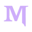 M.stl Letters and Numbers GOD OF WAR Letters and Numbers | Logo