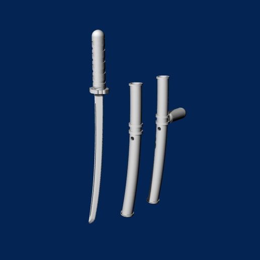 Halo Mega - Katana 3D model