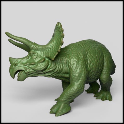 triceratops.jpg Triceratops 3D Model - Dinosaur Collectible