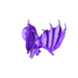 _Gargoyle_Pose_7.stl 宇宙節足動物フラッピーバード