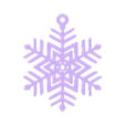 Snowflake 3.stl Snowflake Garlands/ Guirnaldas de Guirnaldas de flaos de nieve
