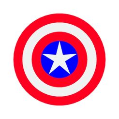 ShieldThumbnail.jpg OBJ file Captain America Shield 3D Model・3D printable design to download