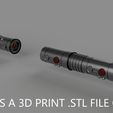 Darth_Maul_2021-Sep-12_11-16-16AM-000_CustomizedView9108564145.jpg Darth Maul Lightsaber Pack - 3D Print STL File