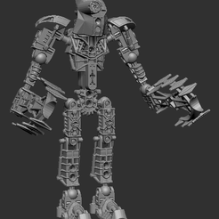 Nuju.png Fichier STL Lego Bionicle Toa Nuju Metru・Plan pour impression 3D à télécharger