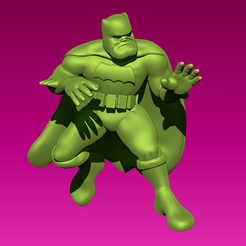 batman.png Archivo STL gratis Miniatura - Batman (The Dark Knight Returns)・Modelo para descargar y imprimir en 3D, whackolantern